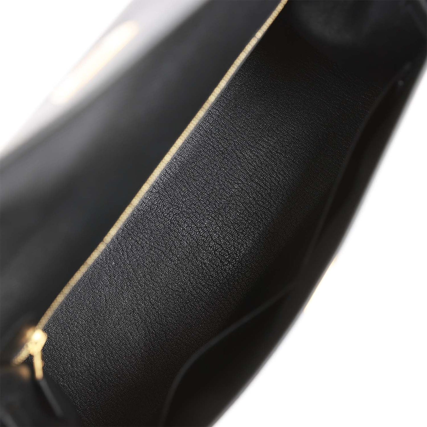 Hermes Kelly 32 Sellier Black Epsom Gold Hardware