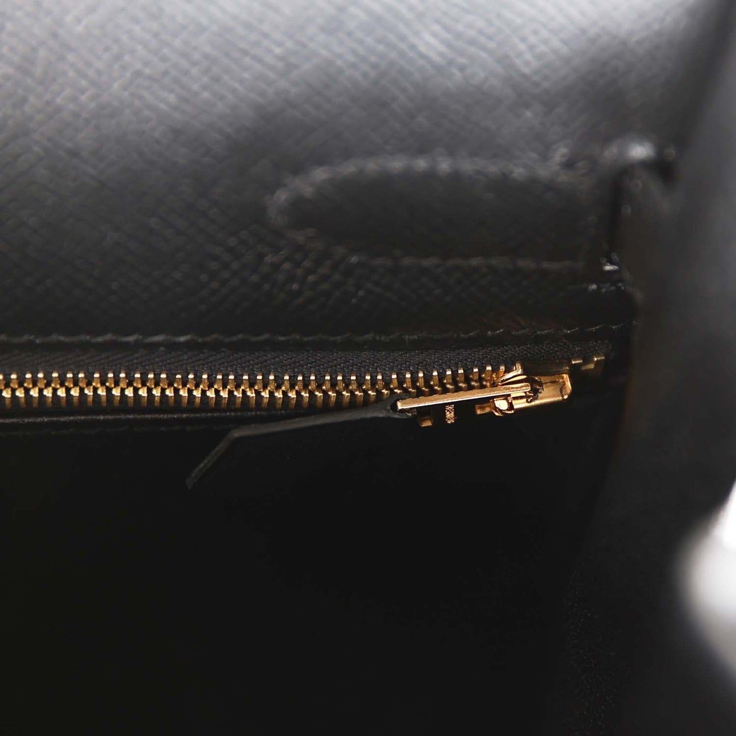 Hermes Kelly 32 Sellier Black Epsom Gold Hardware