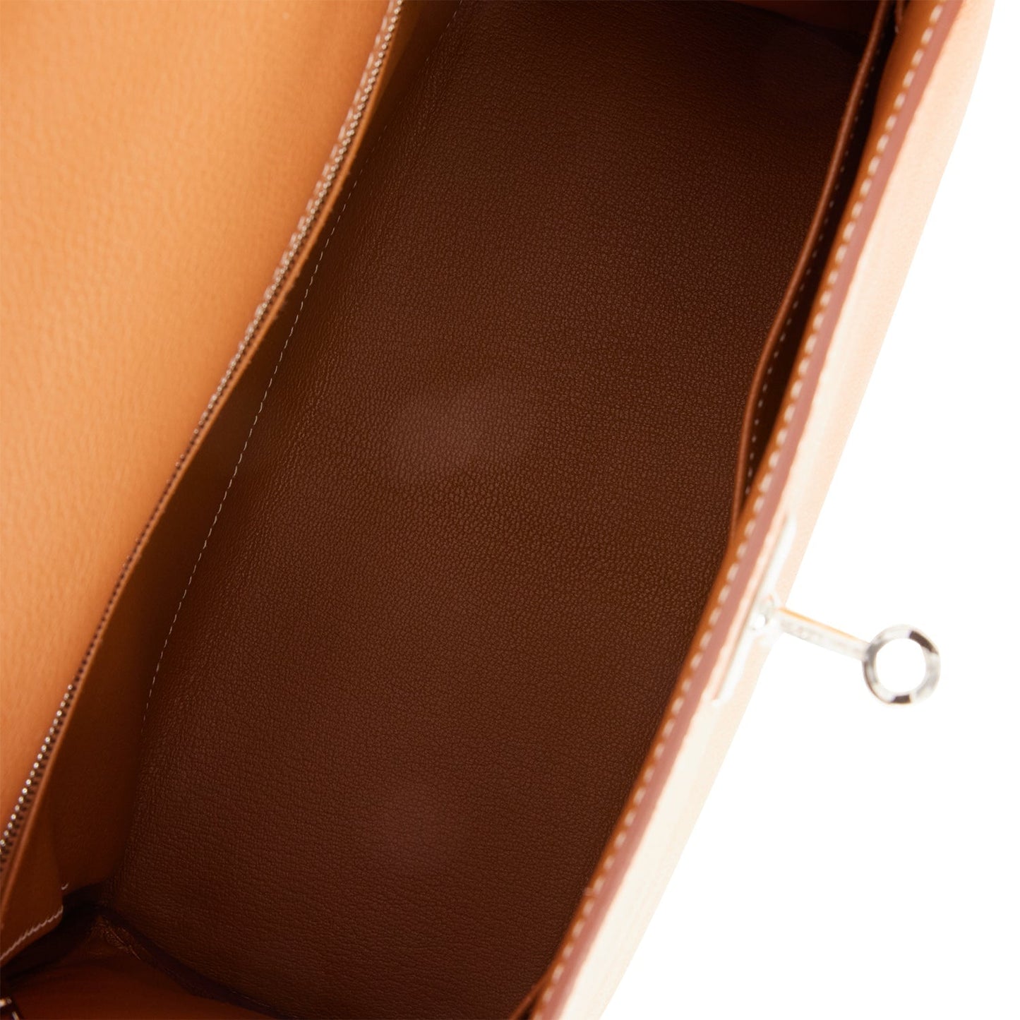 Hermes Kelly 28 Retourne Gold Evercolor Palladium Hardware