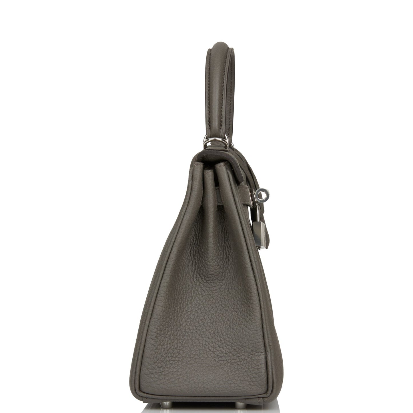 Hermes Kelly 25 Retourne Etain Togo Palladium Hardware