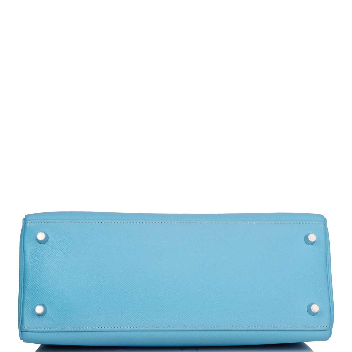 Hermes Kelly 28 Retourne Celeste Candy Epsom Palladium Hardware