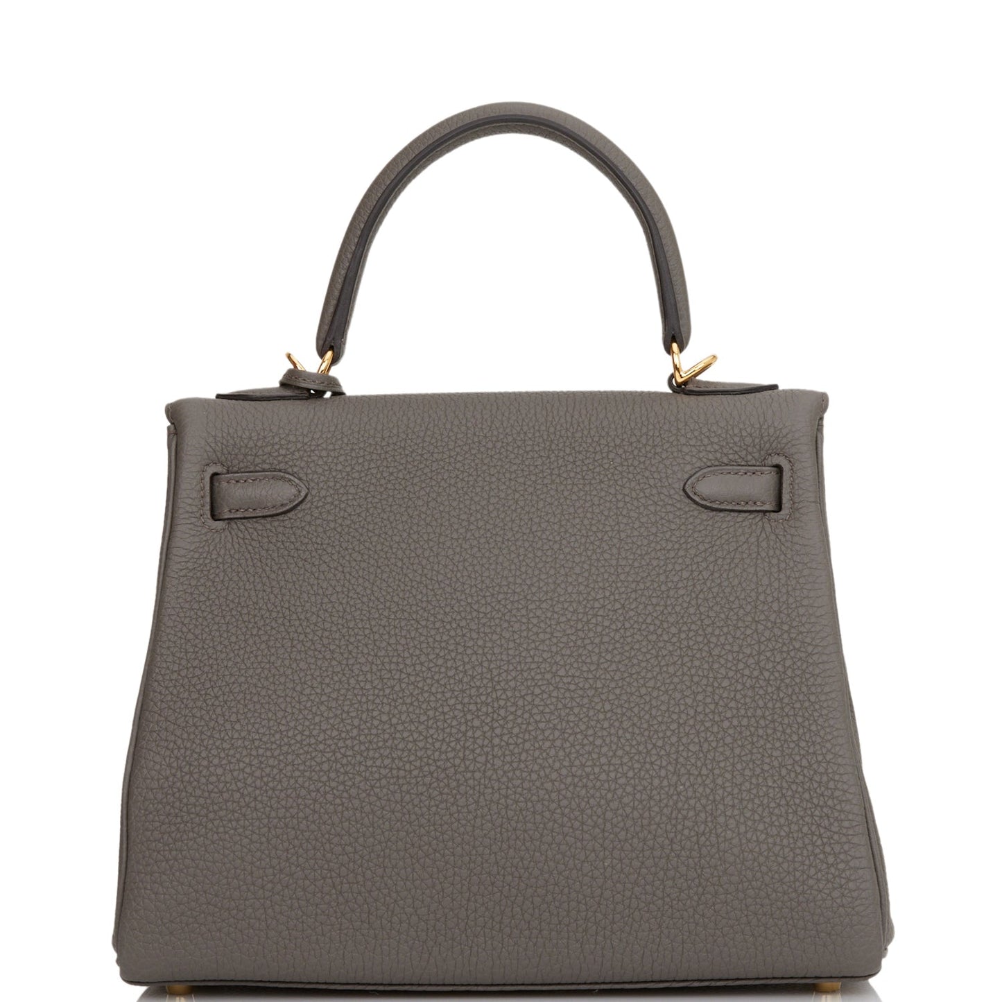 Hermes Kelly 25 Retourne Etain Togo Gold Hardware