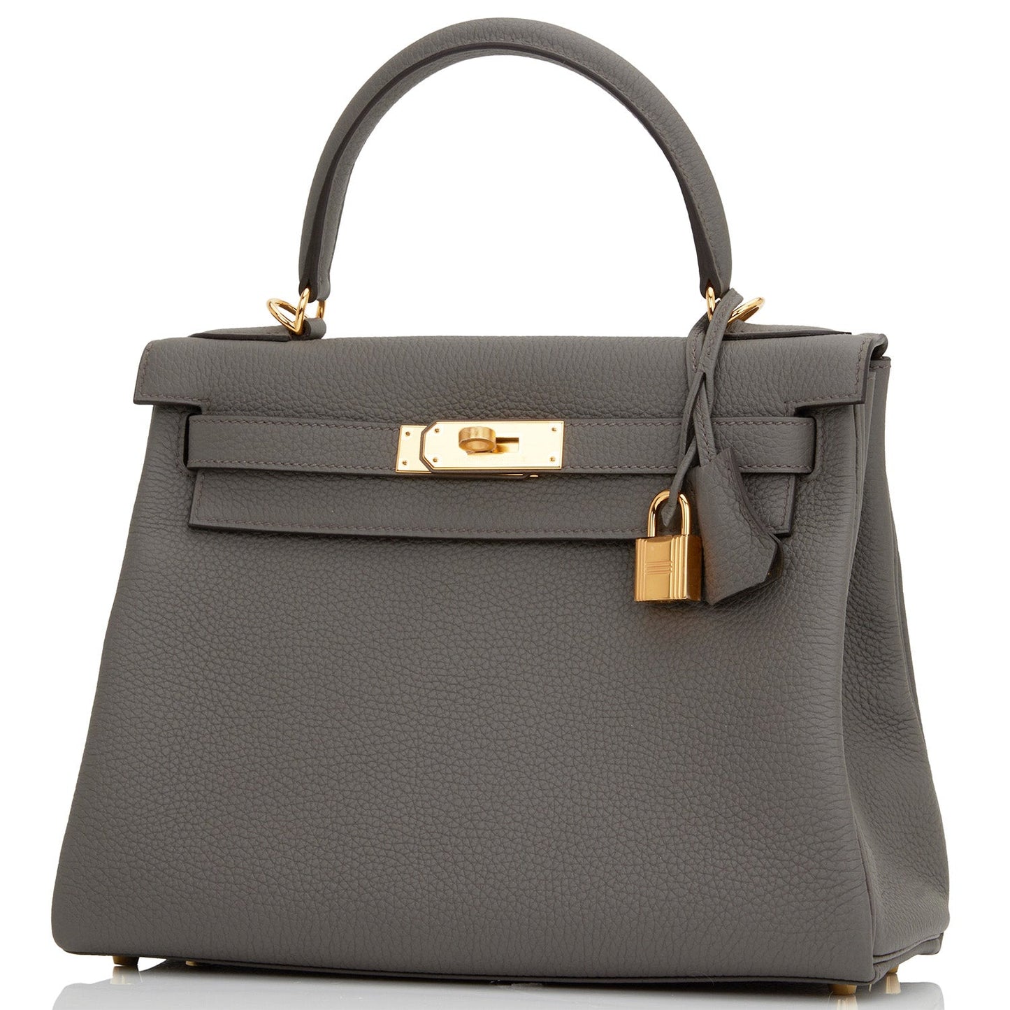 Hermes Kelly 28 Retourne Etain Togo Gold Hardware