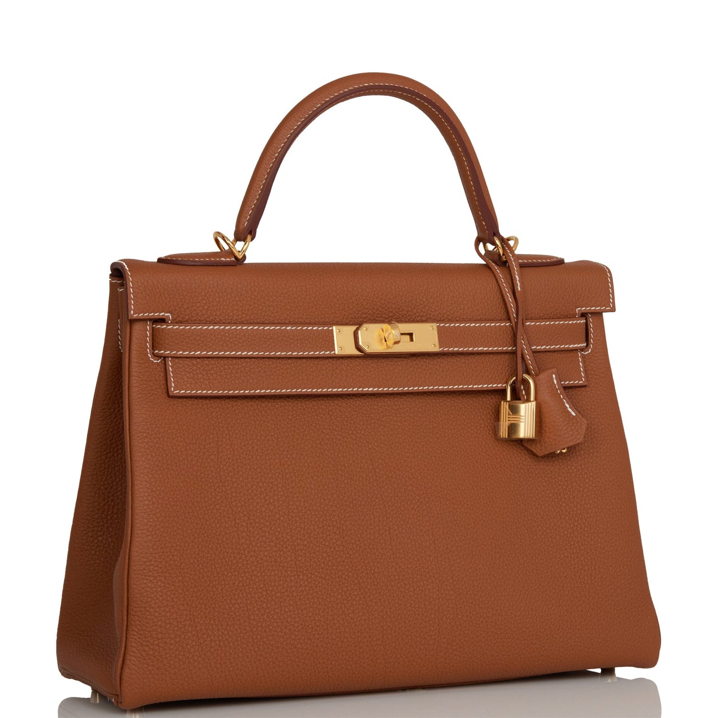 Hermes Kelly 32 Retourne Gold Togo Gold Hardware