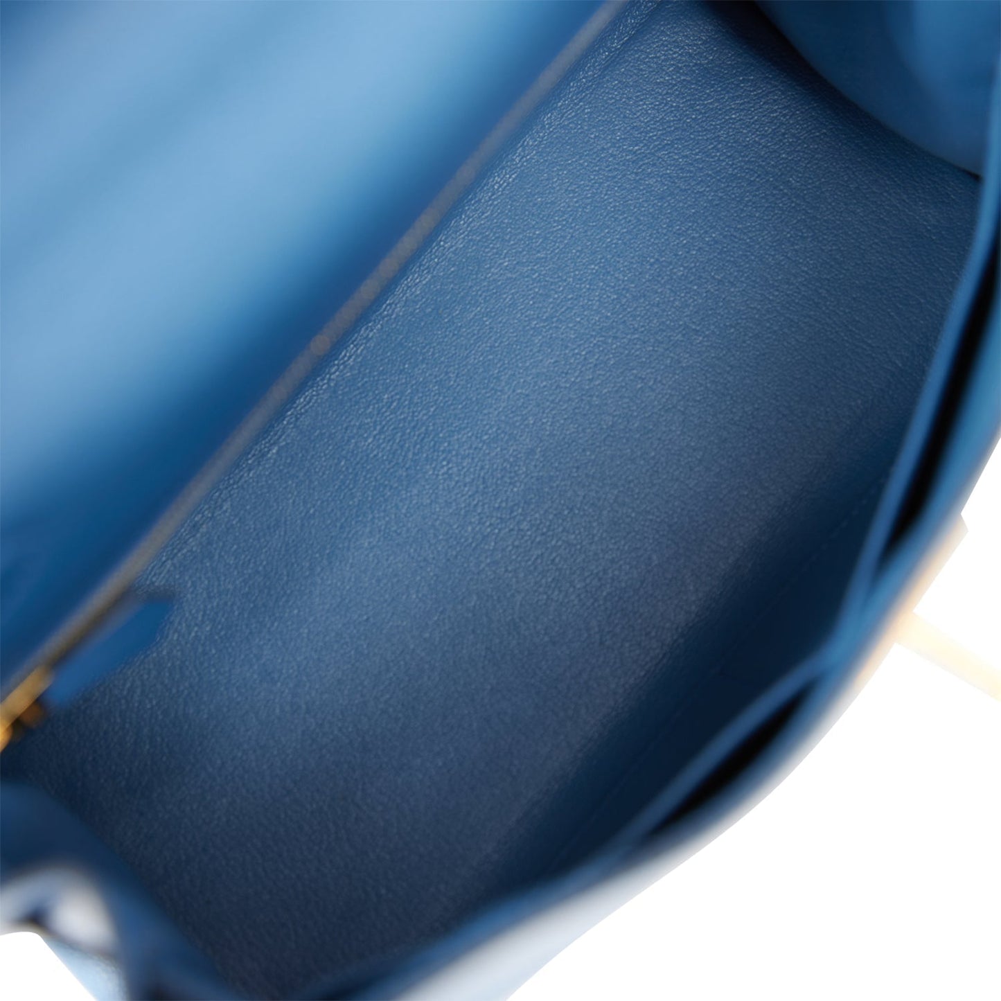 Hermes Kelly 28 Retourne Bleu Agate Evercolor Gold Hardware