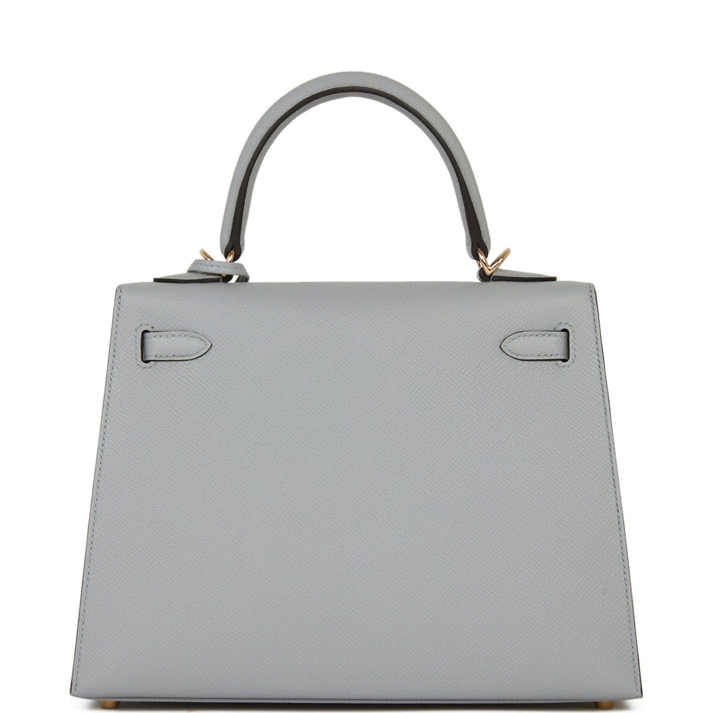 Hermes Kelly 25 Sellier Bleu Glacier Verso Epsom Permabrass Hardware