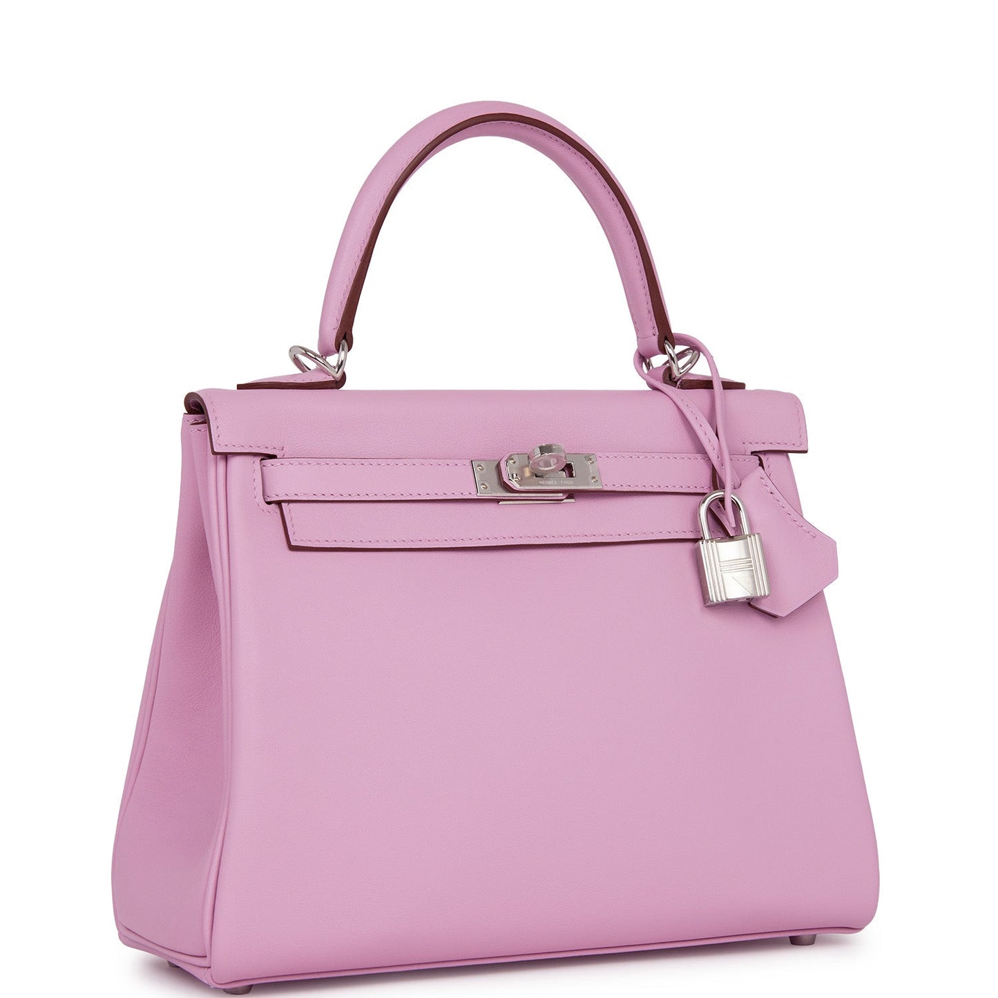 Hermes Kelly 25 Retourne Mauve Sylvestre Swift Palladium Hardware