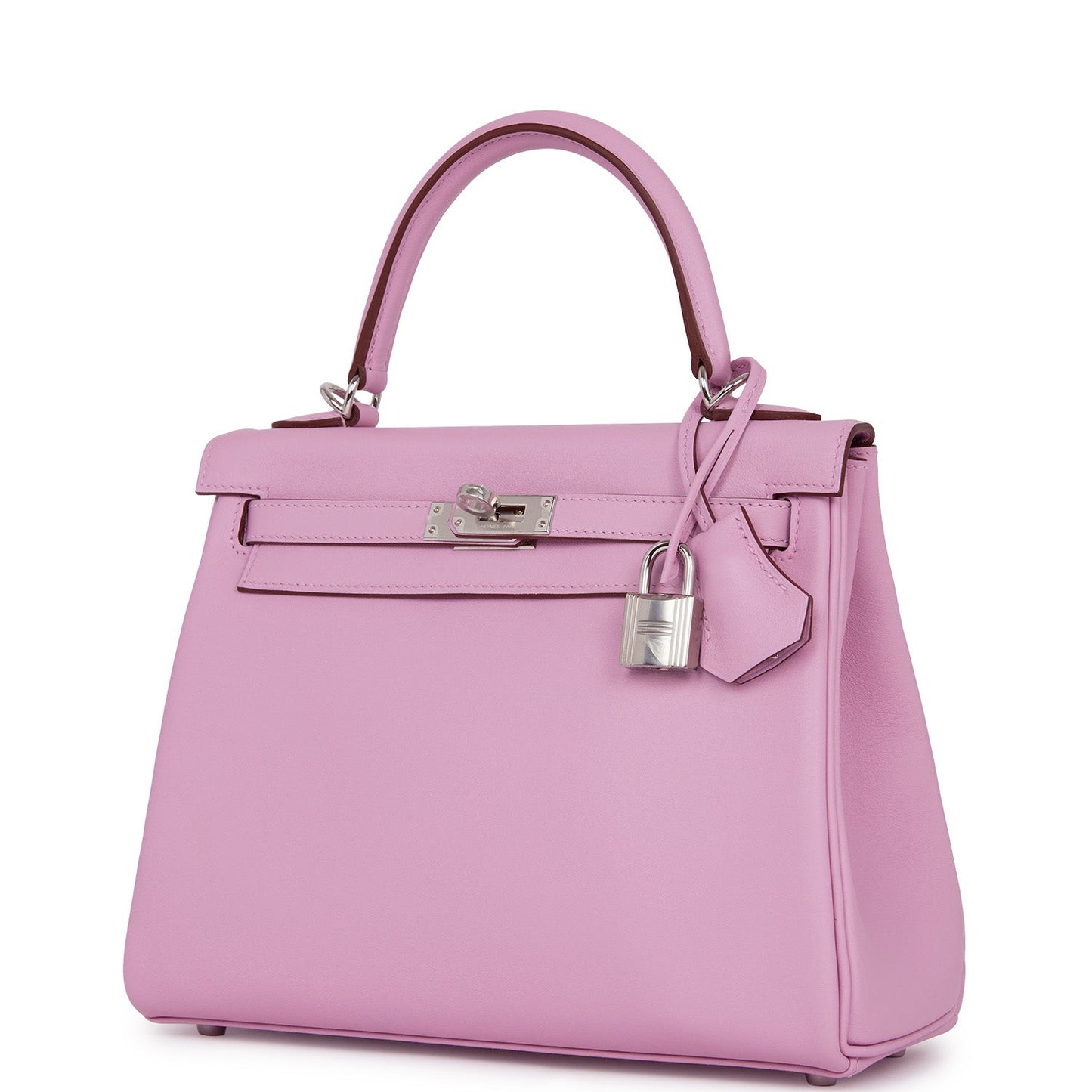 Hermes Kelly 25 Retourne Mauve Sylvestre Swift Palladium Hardware