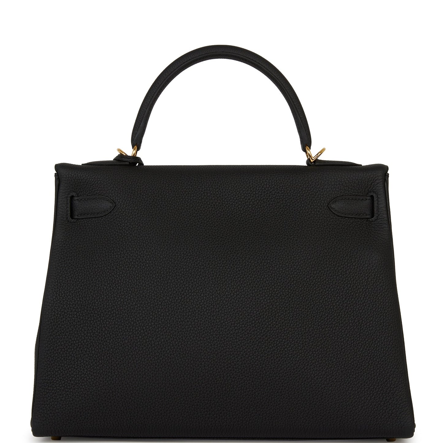 Hermes Kelly 32 Retourne Black Togo Gold Hardware