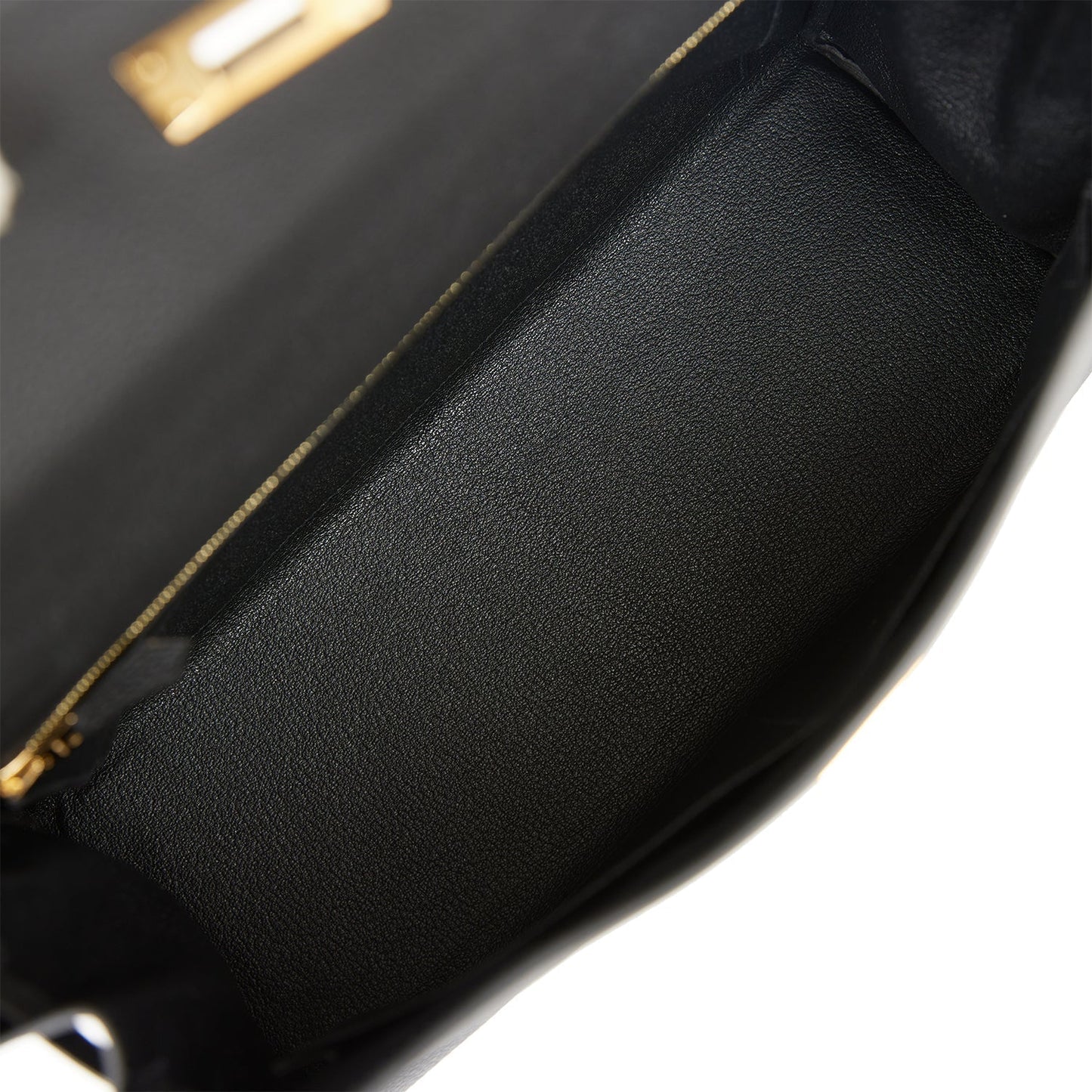 Hermes Kelly 32 Retourne Black Togo Gold Hardware