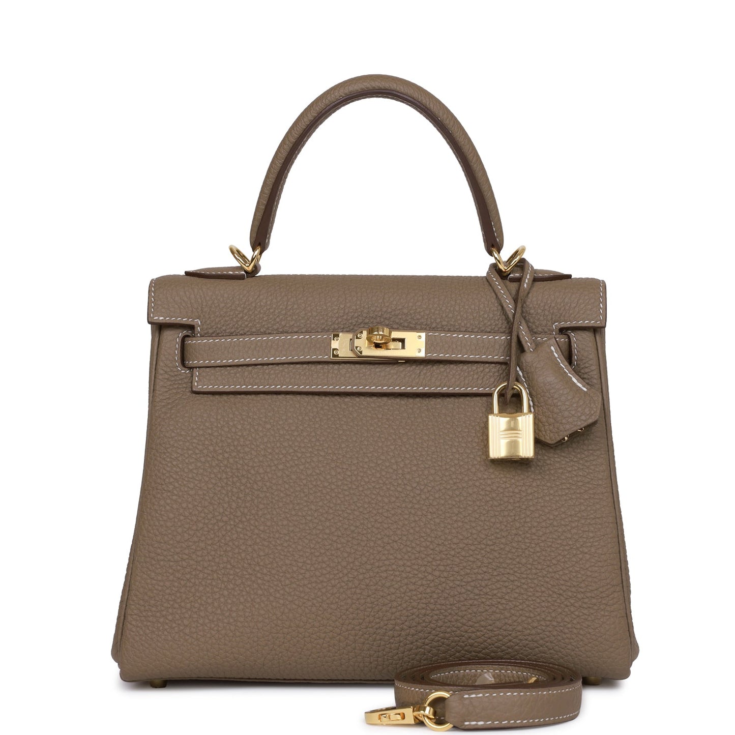 Hermes Kelly 25 Retourne Etoupe Togo Gold Hardware