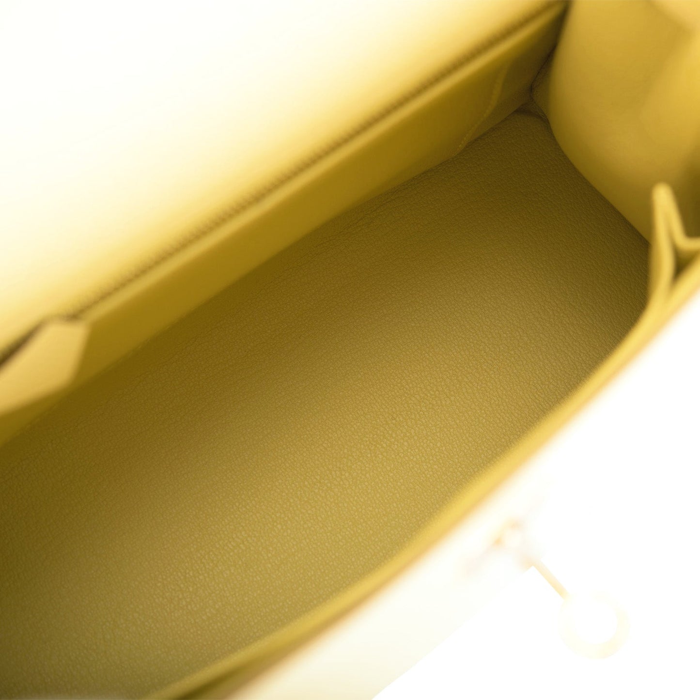 Hermes Kelly 25 Sellier Jaune Poussin Epsom Gold Hardware