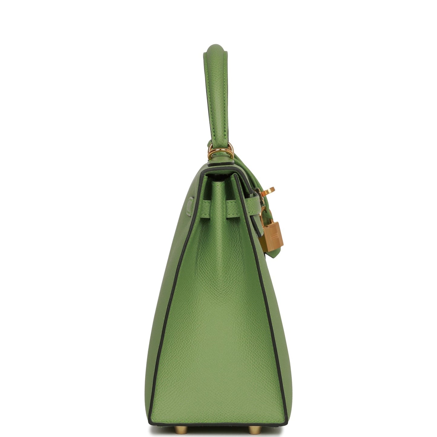Hermes Kelly 25 Sellier Vert Criquet Epsom Gold Hardware