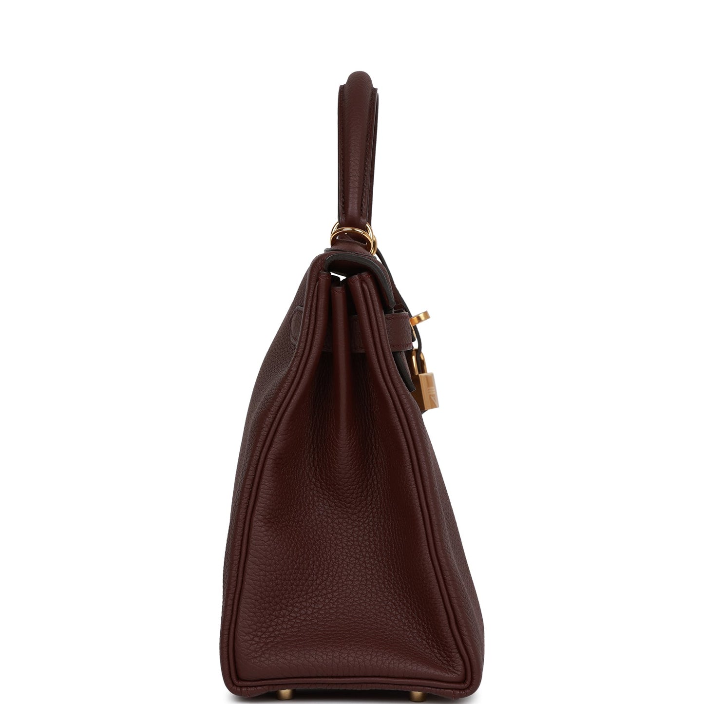 Hermes Kelly 28 Retourne Bordeaux Togo Gold Hardware