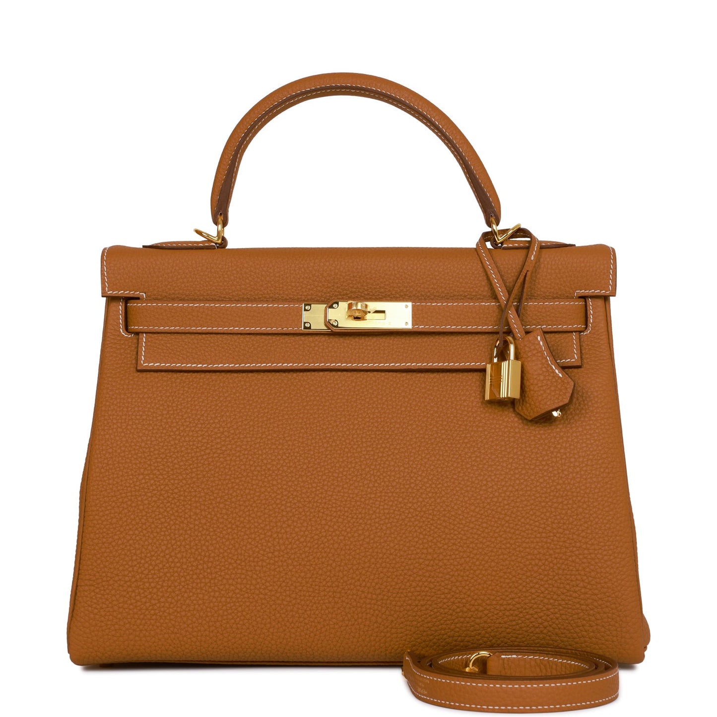 Hermes Kelly 32 Retourne Gold Togo Gold Hardware
