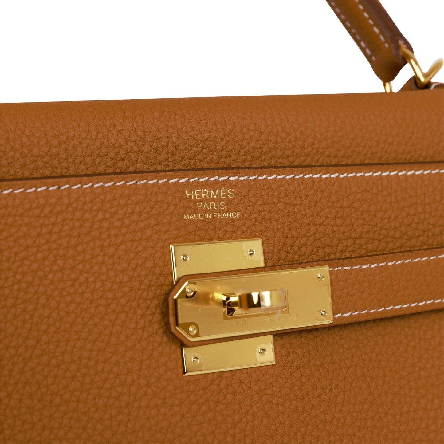 Hermes Kelly 32 Retourne Gold Togo Gold Hardware