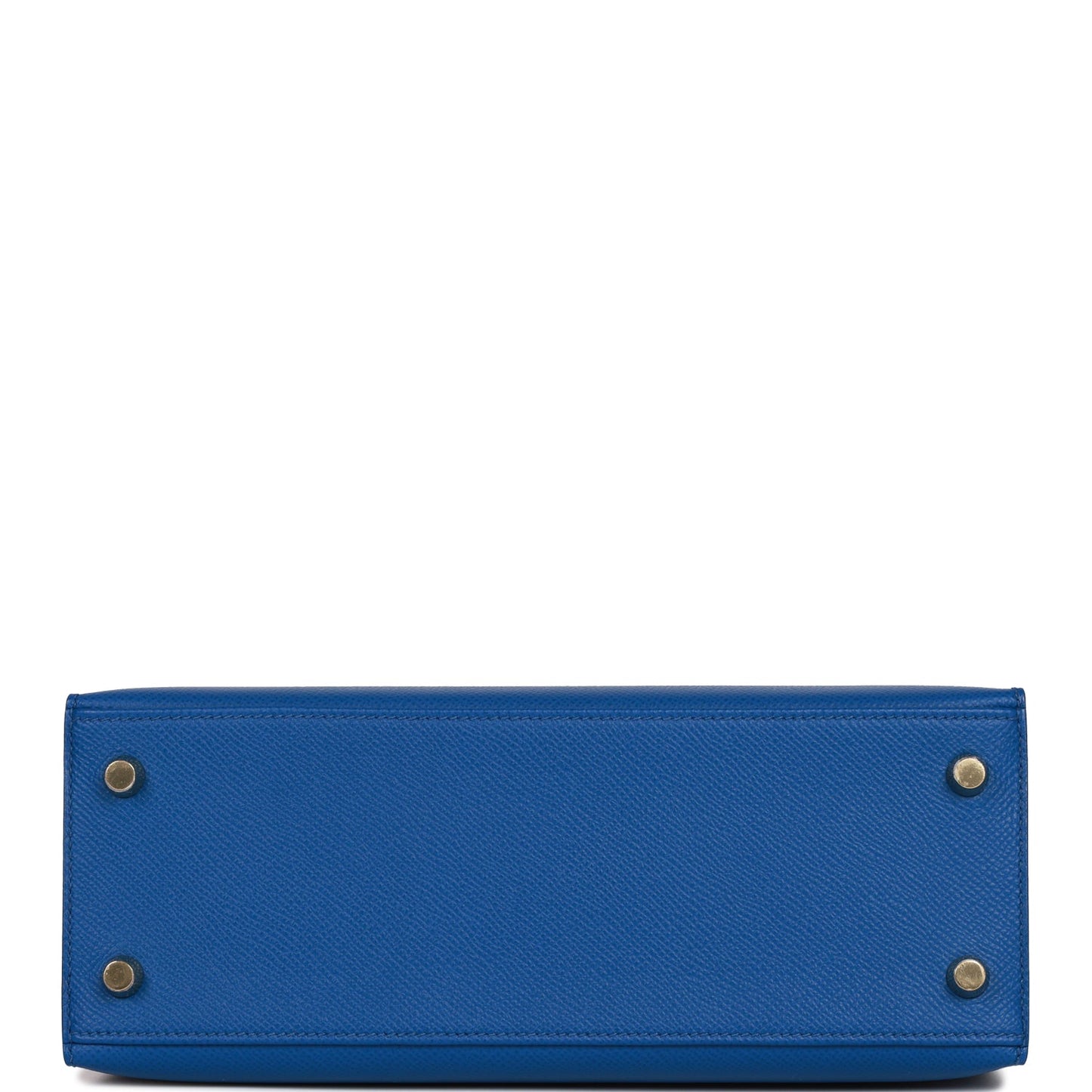 Hermes Kelly 25 Sellier Bleu France Epsom Gold Hardware