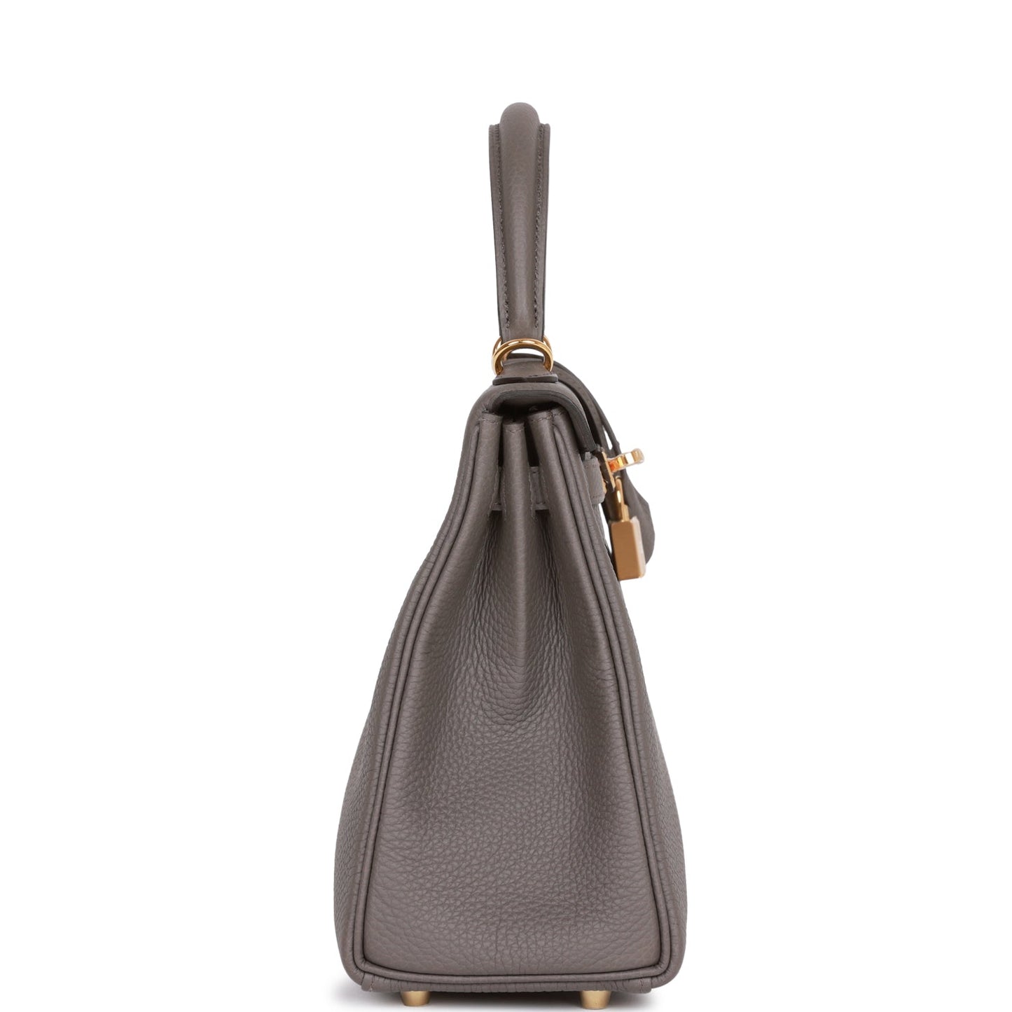 Hermes Kelly 25 Retourne Etain Togo Gold Hardware