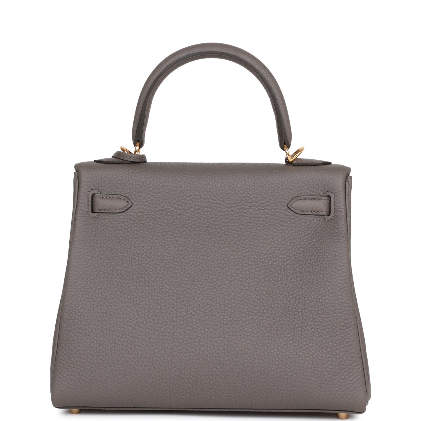 Hermes Kelly 25 Retourne Etain Togo Gold Hardware