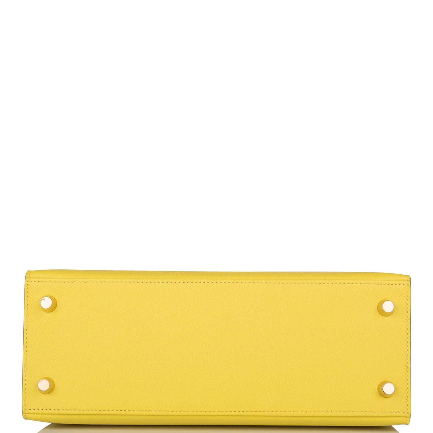 Hermes Kelly 25 Sellier Lime Epsom Gold Hardware