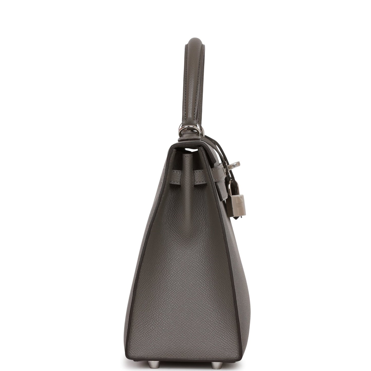 Hermes Kelly 25 Sellier Gris Meyer Epsom Palladium Hardware