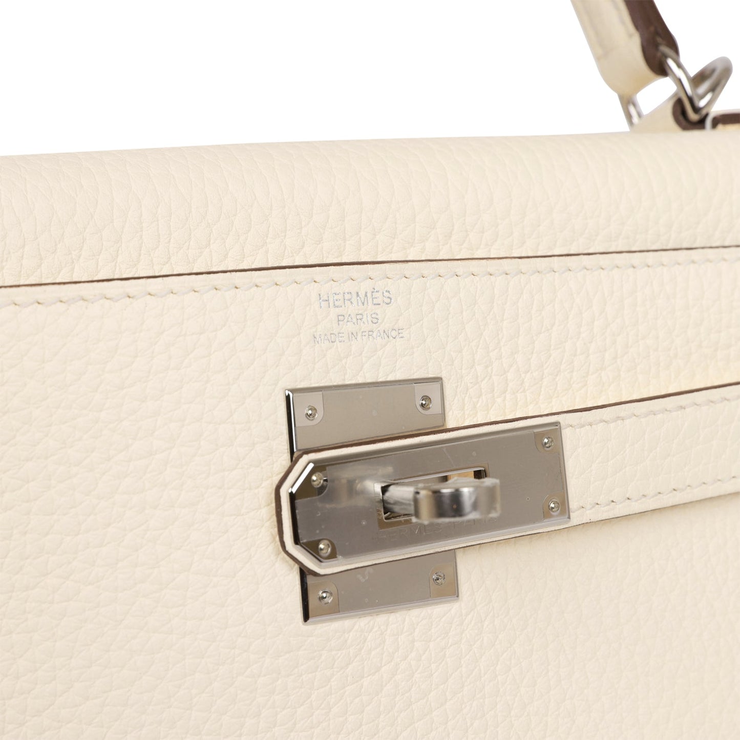 Hermes Kelly 28 Retourne Nata Clemence Palladium Hardware