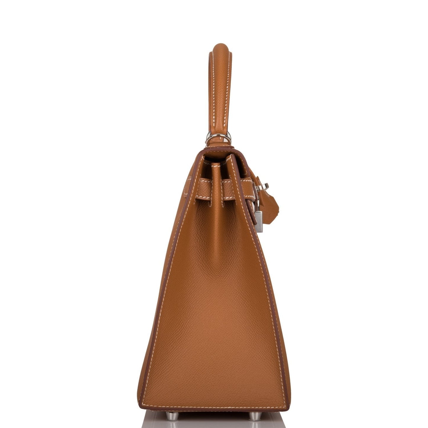 Hermes Kelly 28 Sellier Gold Epsom Palladium Hardware