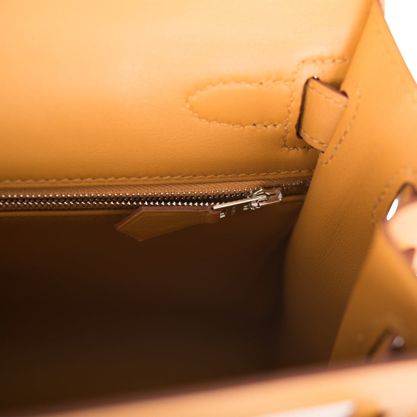 Hermes Kelly 28 Sellier Sesame Toile and Swift Palladium Hardware