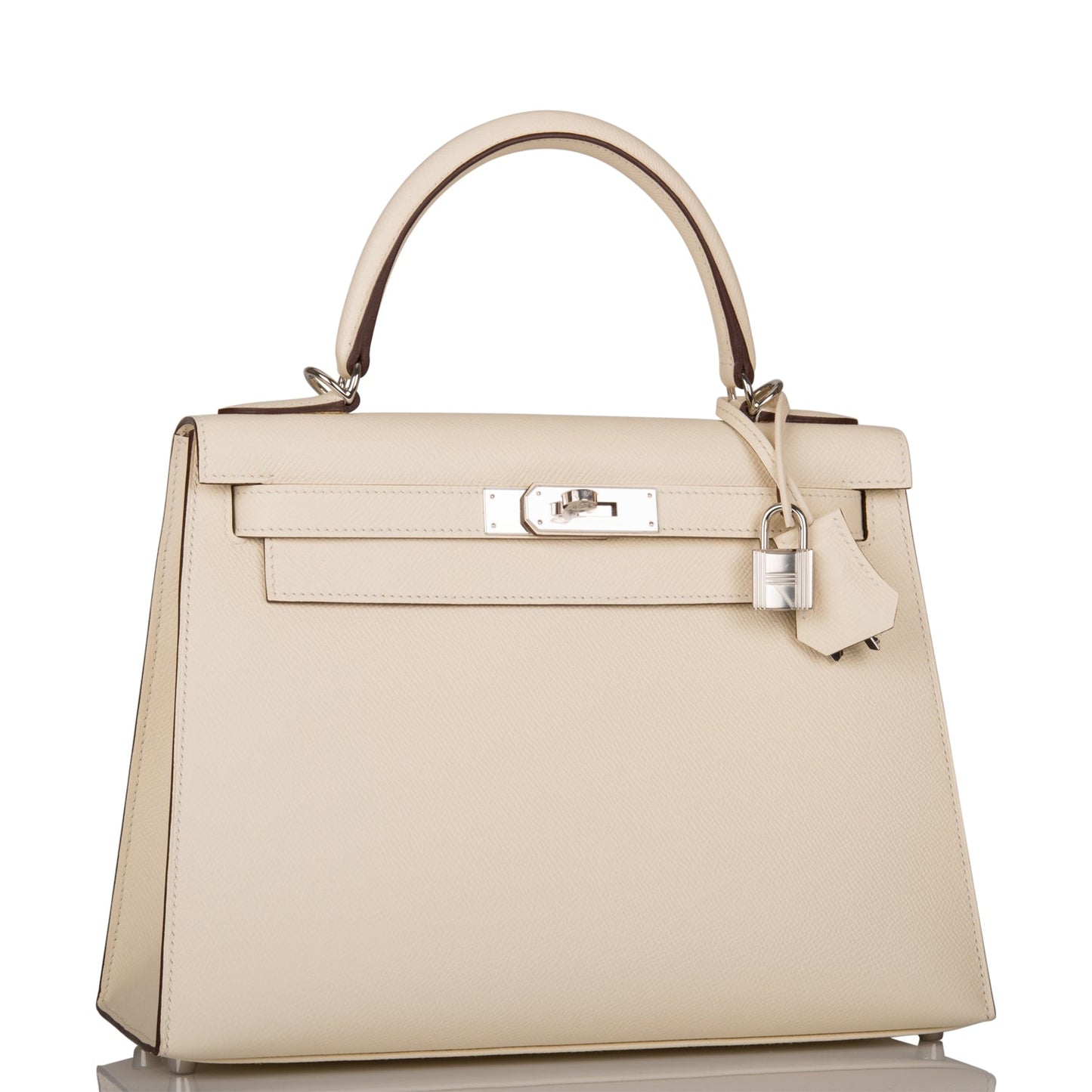 Hermes Kelly 28 Sellier Nata Verso Epsom Palladium Hardware