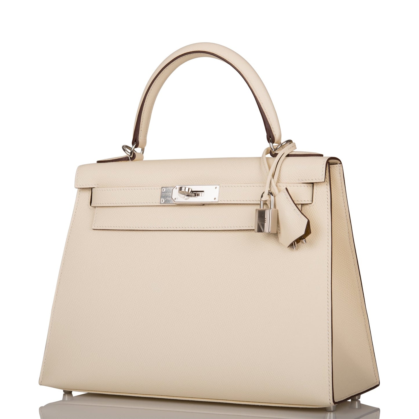 Hermes Kelly 28 Sellier Nata Verso Epsom Palladium Hardware