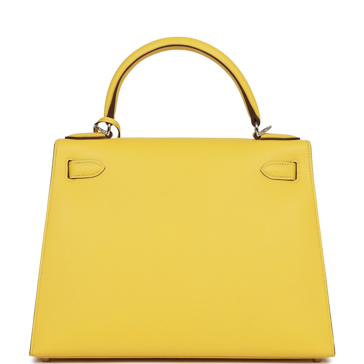 Hermes Kelly 28 Sellier Jaune de Naples Epsom Palladium Hardware