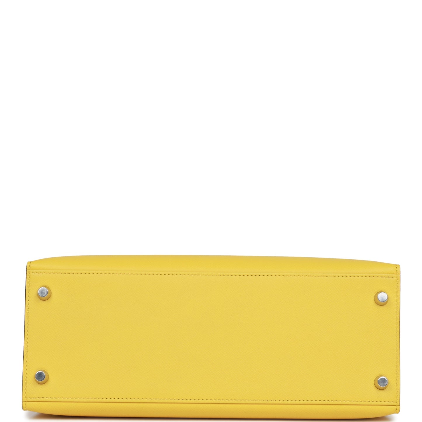 Hermes Kelly 28 Sellier Jaune de Naples Epsom Palladium Hardware