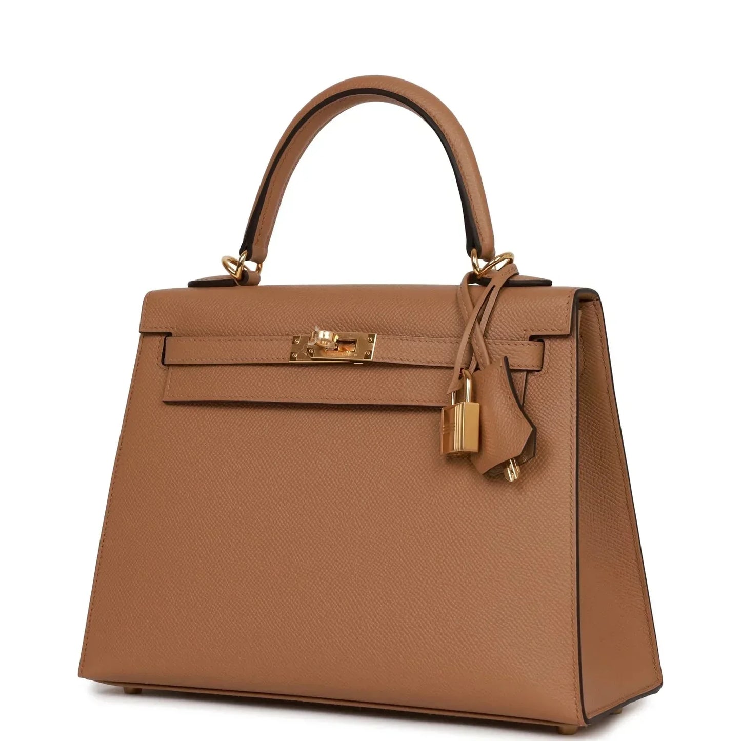 Hermes Kelly 25 Sellier Chai Epsom Gold Hardware