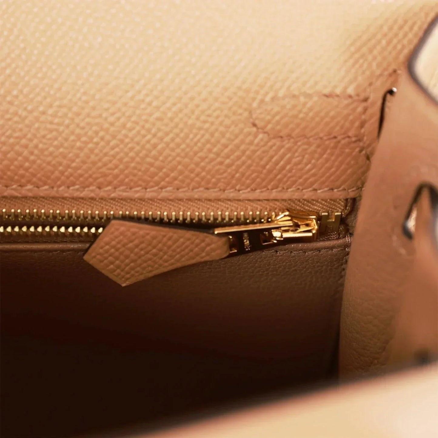 Hermes Kelly 25 Sellier Chai Epsom Gold Hardware