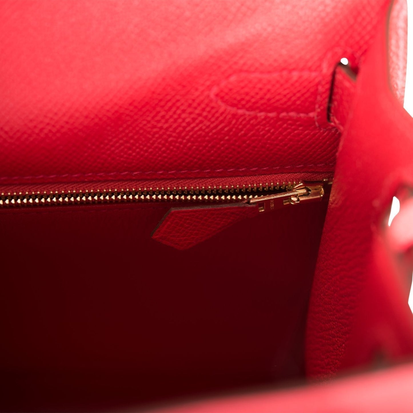 Hermes Kelly 28 Sellier Rouge Casaque Epsom Gold Hardware