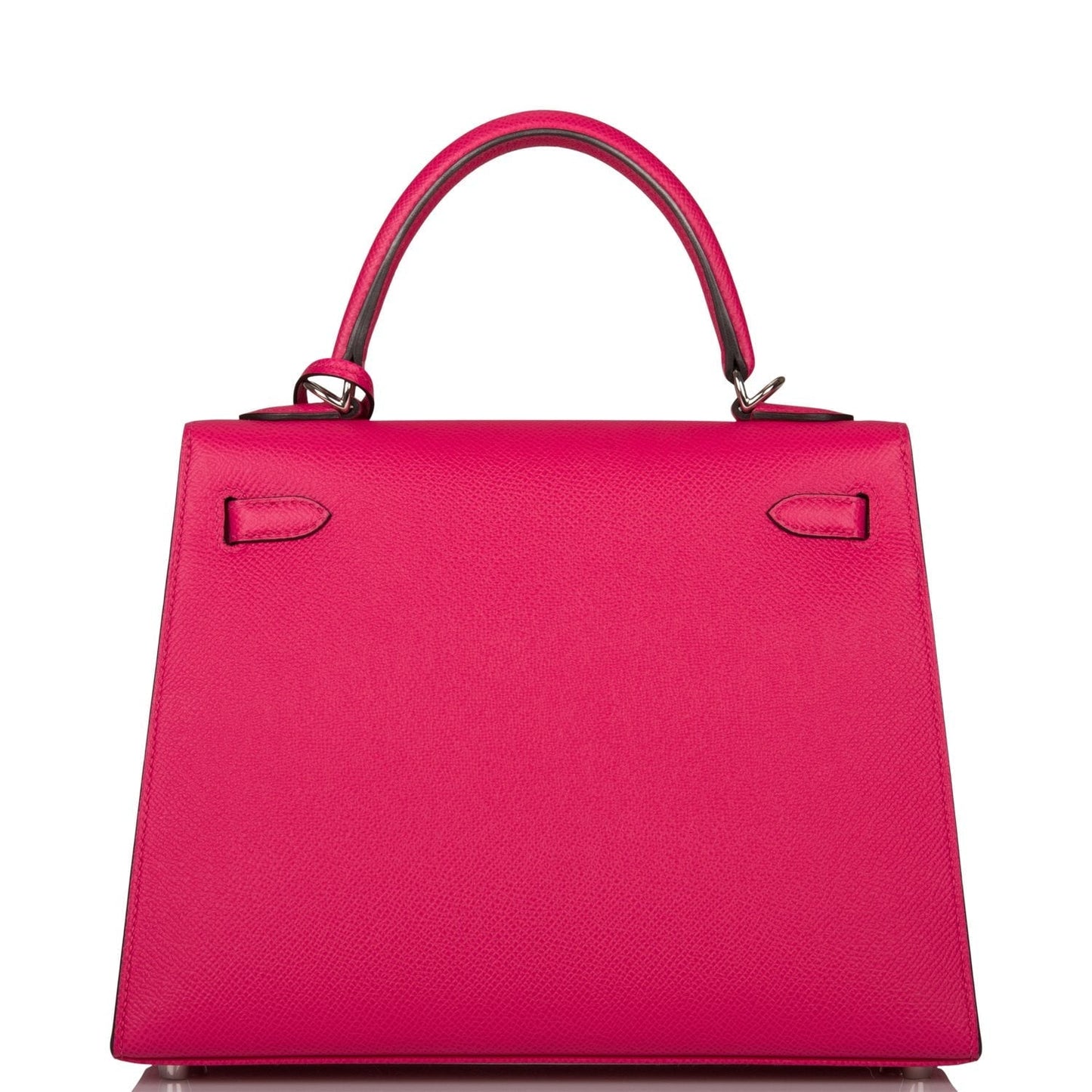 Hermes Kelly 25 Sellier Rose Mexico Epsom Palladium Hardware