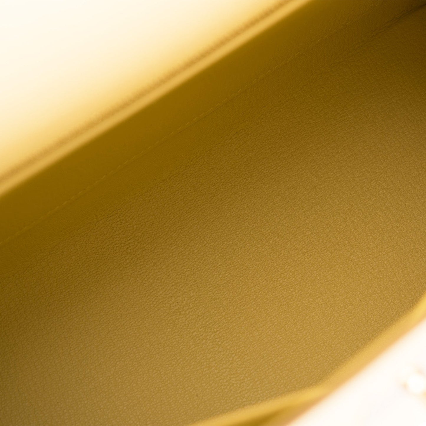 Hermes Kelly 28 Sellier Jaune Poussin Epsom Gold Hardware