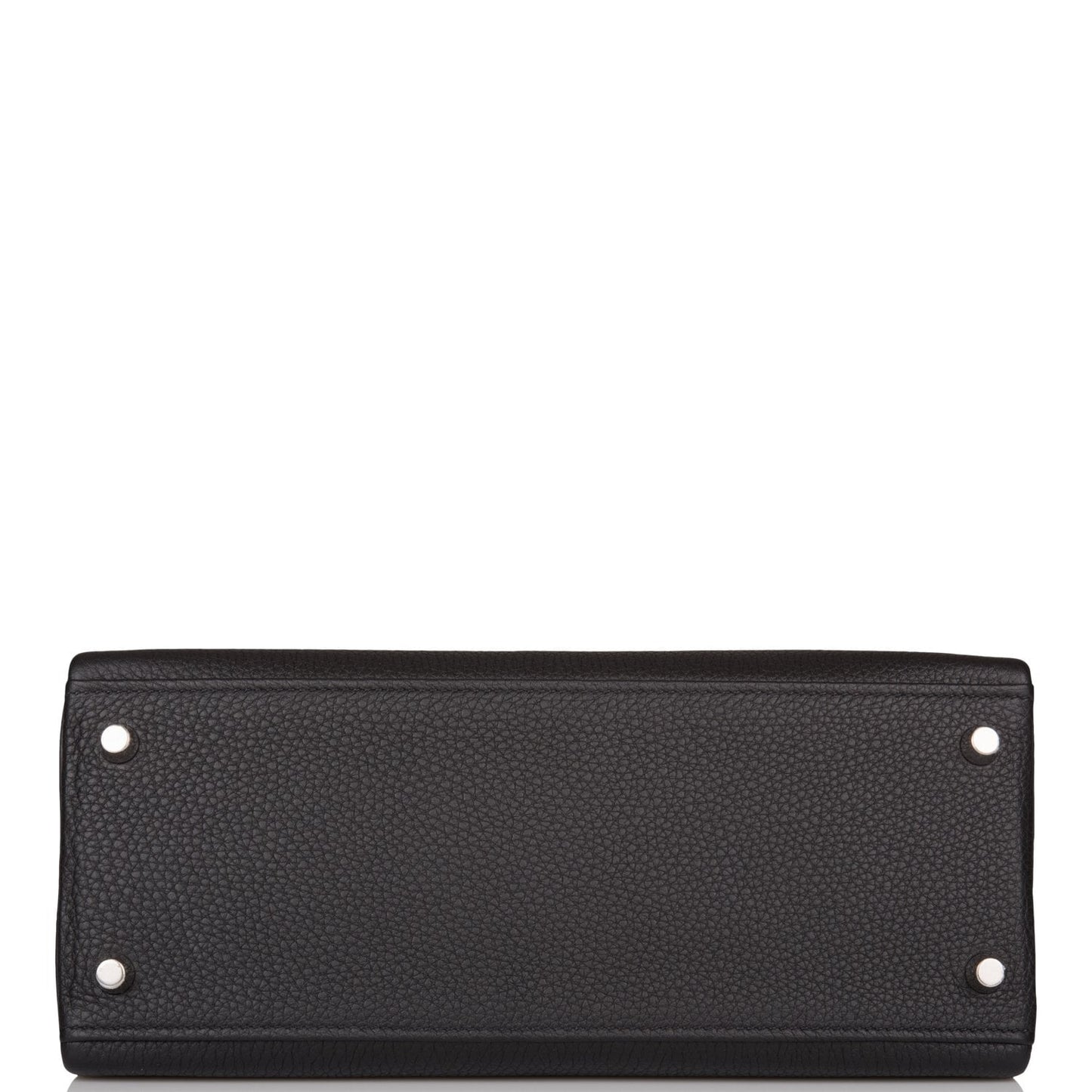 Hermes Kelly 28 Retourne Black Togo Palladium Hardware