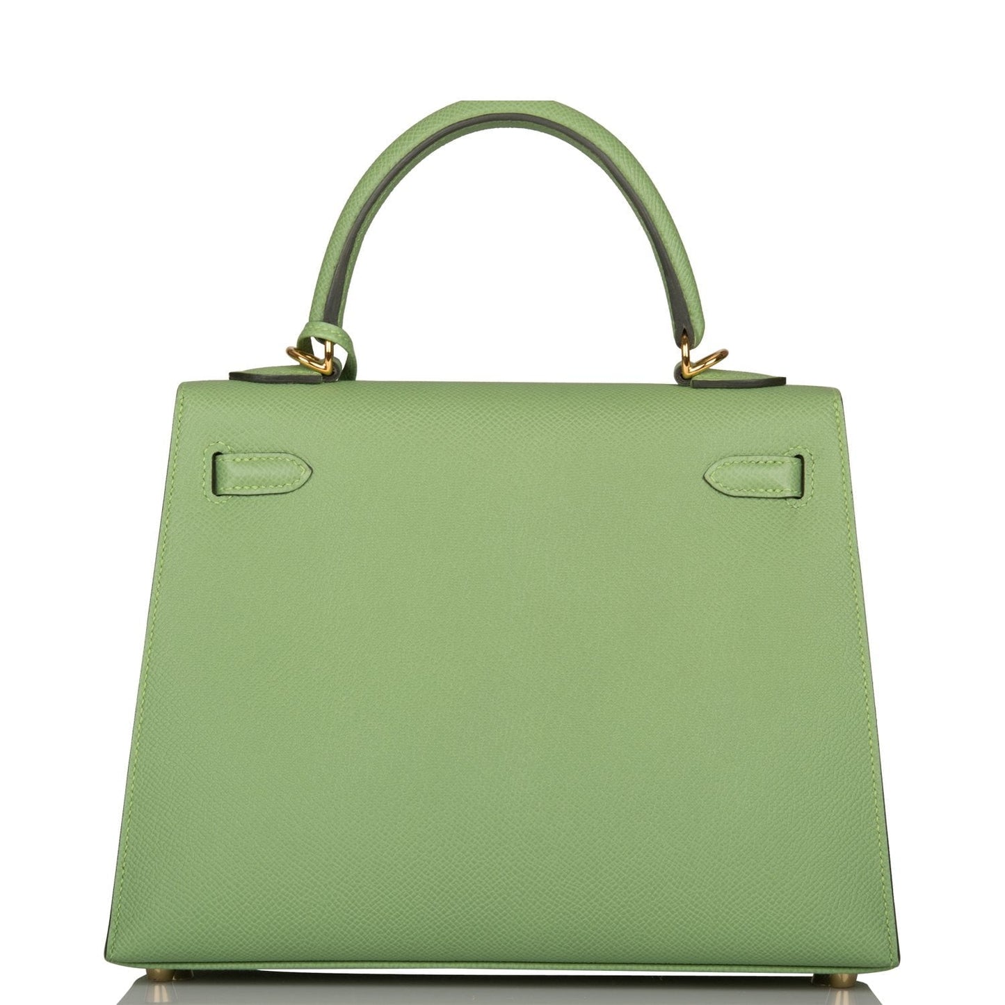Hermes Kelly 25 Sellier Vert Criquet Epsom Gold Hardware