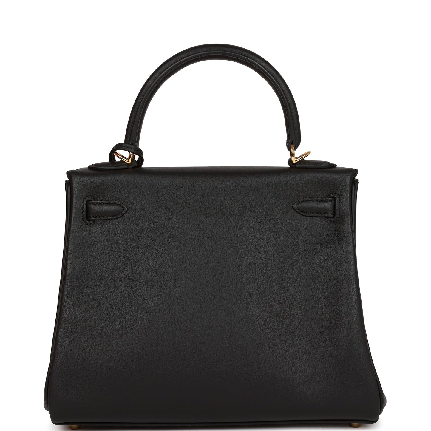 Hermes Kelly 25 Retourne Black Swift Gold Hardware