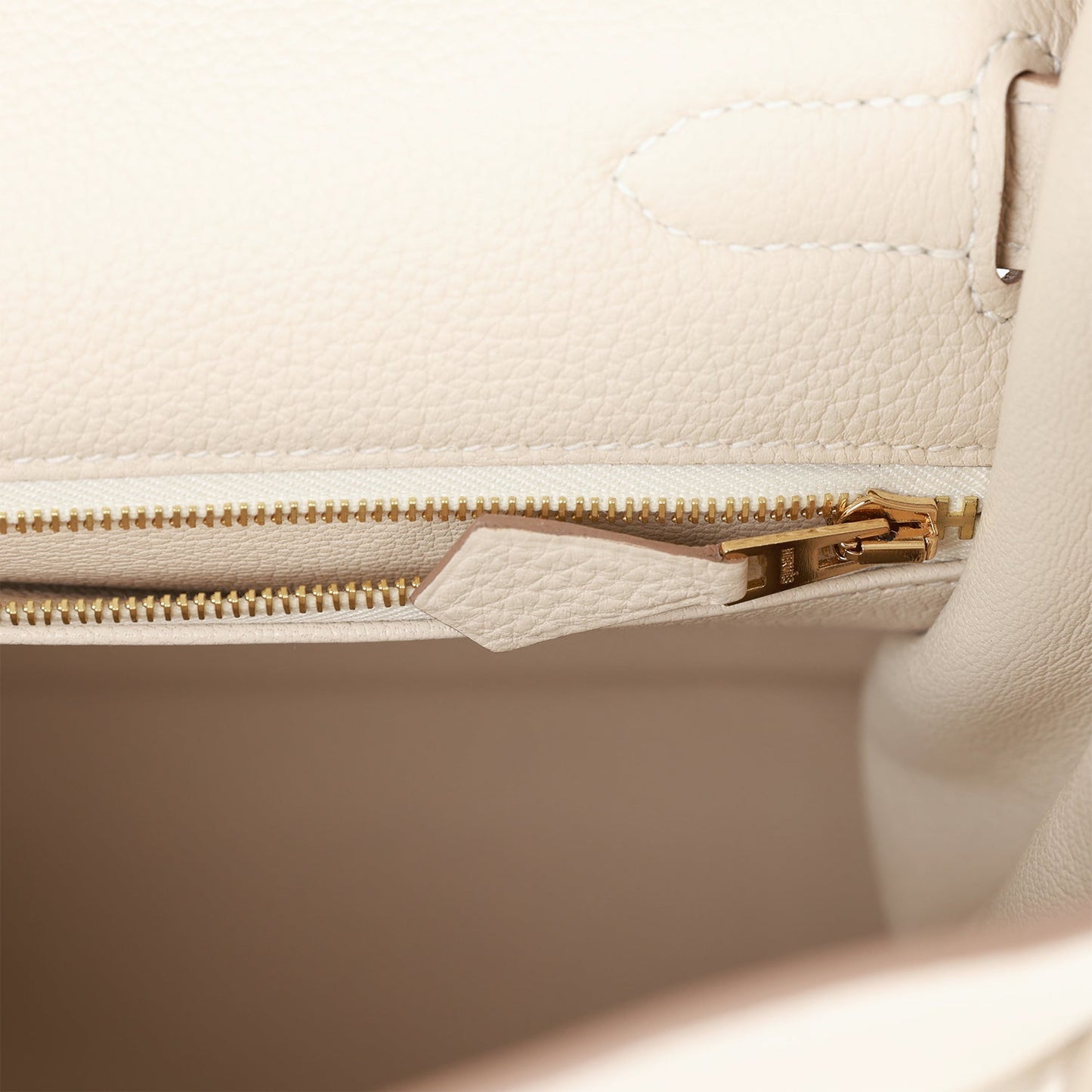 Hermes Kelly 32 Retourne Craie Togo Gold Hardware