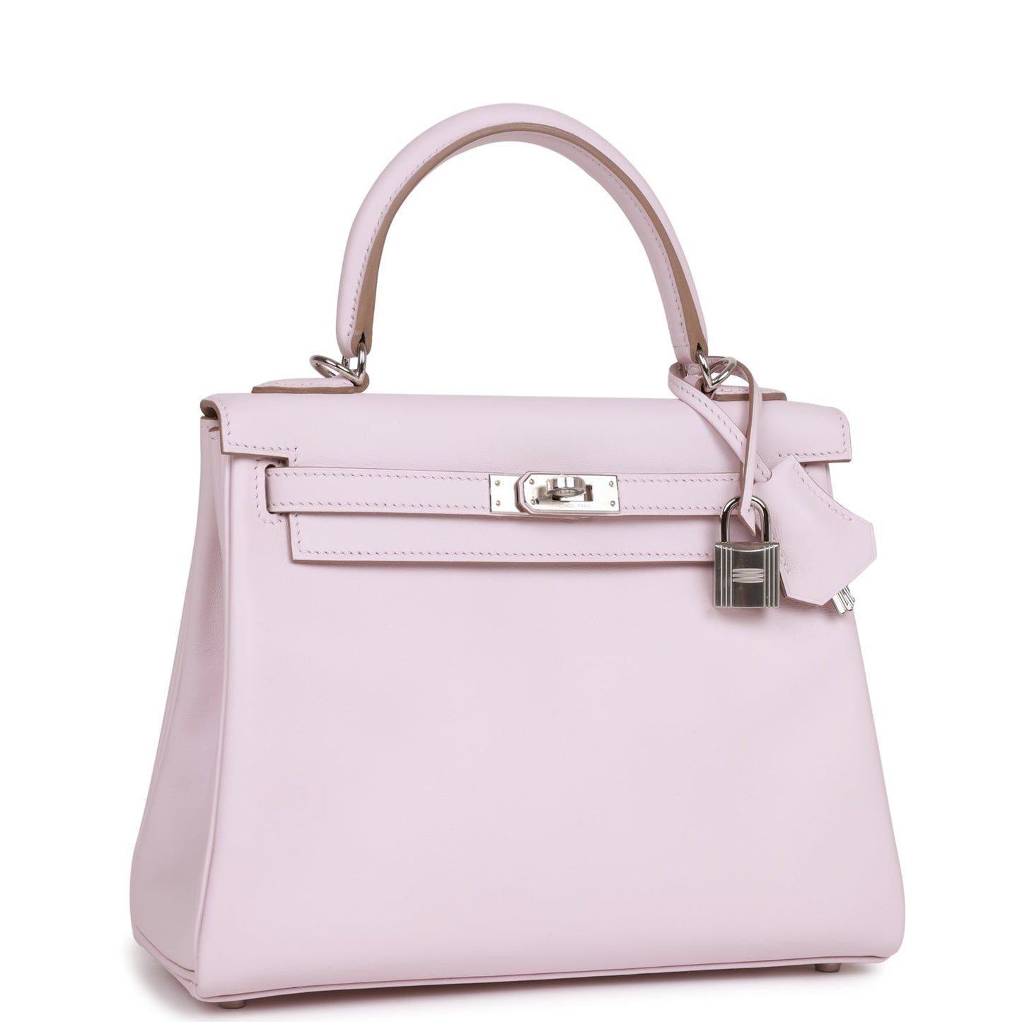 Hermes Kelly 25 Retourne Mauve Pale Swift Palladium Hardware