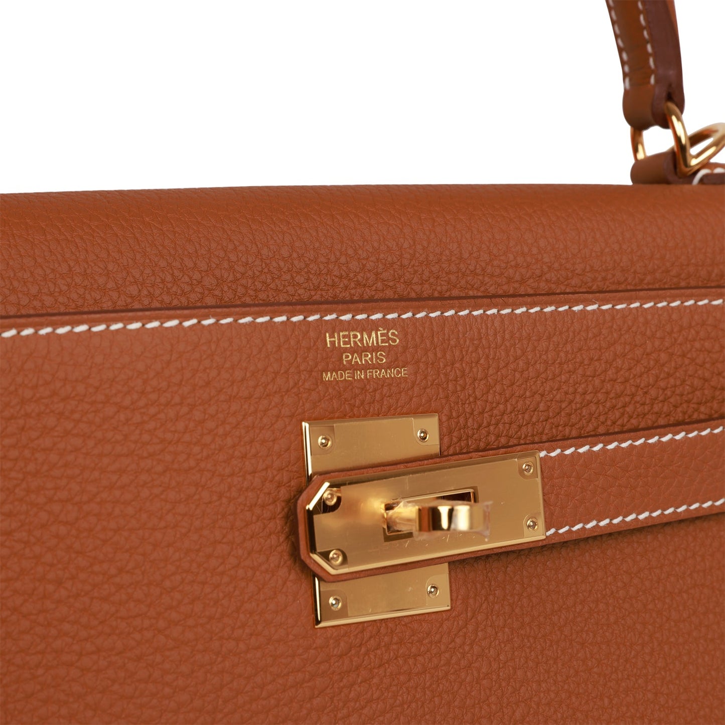 Hermes Kelly 32 Retourne Gold Togo Gold Hardware