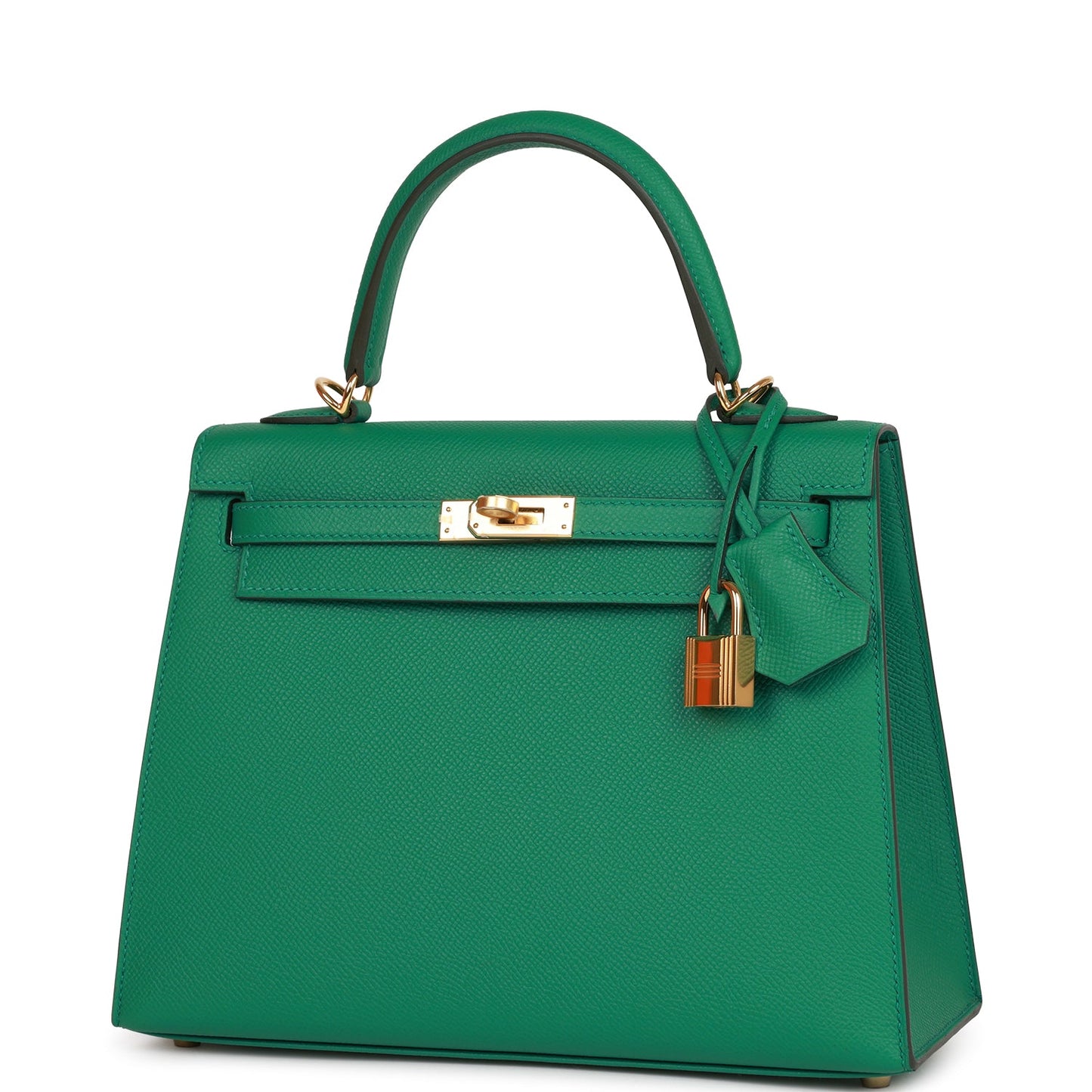 Hermes Kelly 25 Sellier Vert Vertigo Epsom Gold Hardware