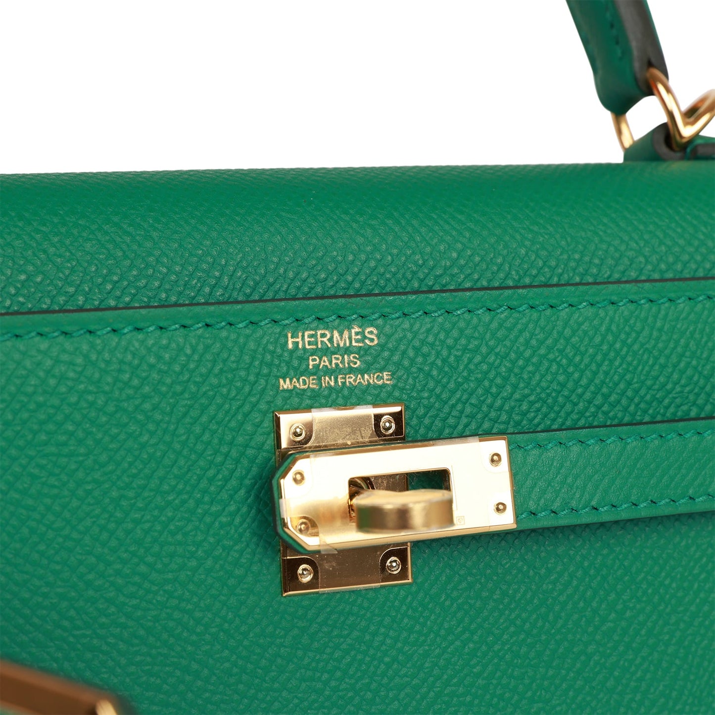 Hermes Kelly 25 Sellier Vert Vertigo Epsom Gold Hardware