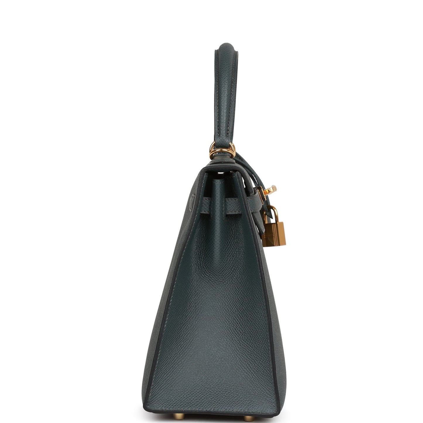 Hermes Kelly 25 Sellier Bleu Orage Epsom Gold Hardware