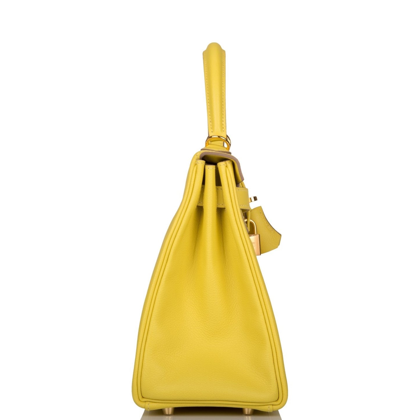Hermes Kelly 28 Retourne Lime Evercolor Gold Hardware