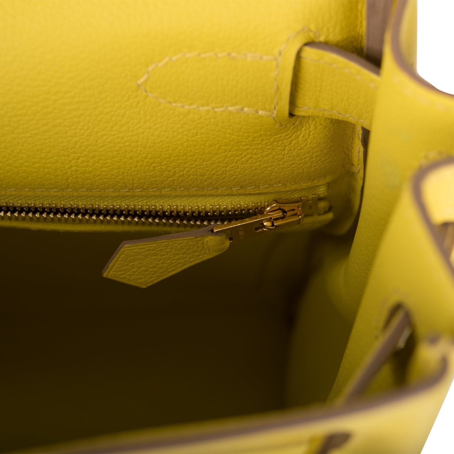 Hermes Kelly 28 Retourne Lime Evercolor Gold Hardware