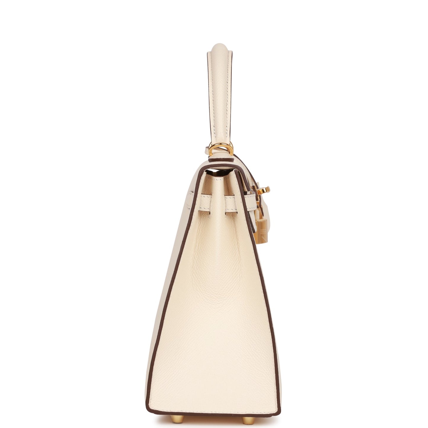Hermes Kelly 25 Sellier Nata Epsom Gold Hardware