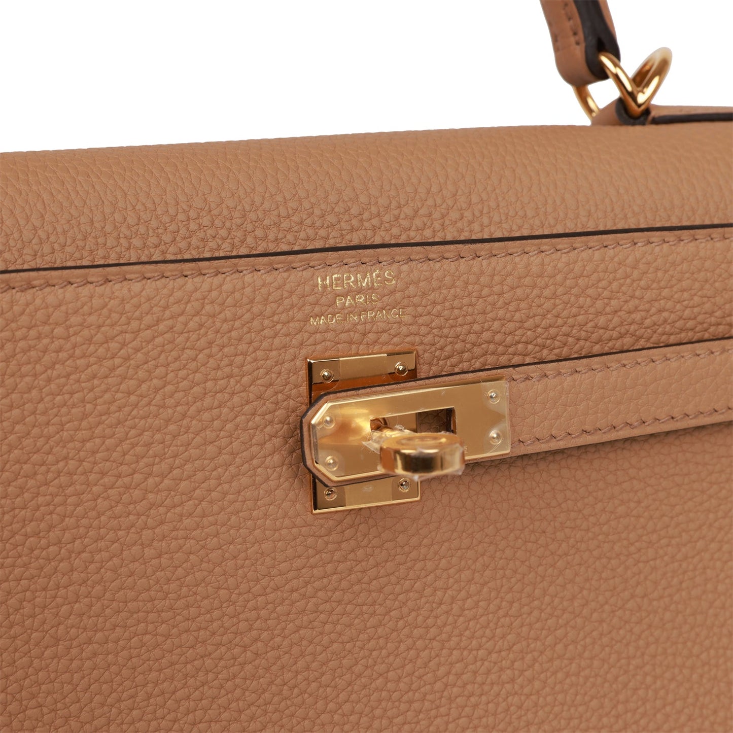 Hermes Kelly 25 Retourne Chai Togo Gold Hardware